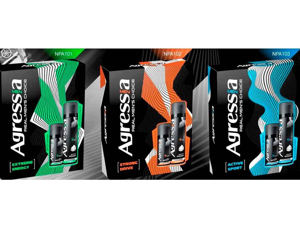 Подарунковий набір д/чолов men Fresh ТМ AGRESSIA, фото 1