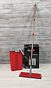 Швабра з відром з автоматичним віджимом (2 змін насадки) Scratch Anet Червона Швабра для миття підлоги, фото 2