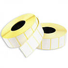 Рулон універсальних етикеток Ukrmark 75*50*500pFT-BK/WT для термопринтерів, термобумаг, етикетка.