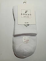 Чоловічі шкарпетки з махровим слідом - BONUS р.29-31(43-46) / від ТМ Дюна, Duna / 0 2250 301 2931 білий