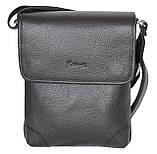 Сумка Чоловіча Шкіряна Чорна Karya 0721-45, фото 2