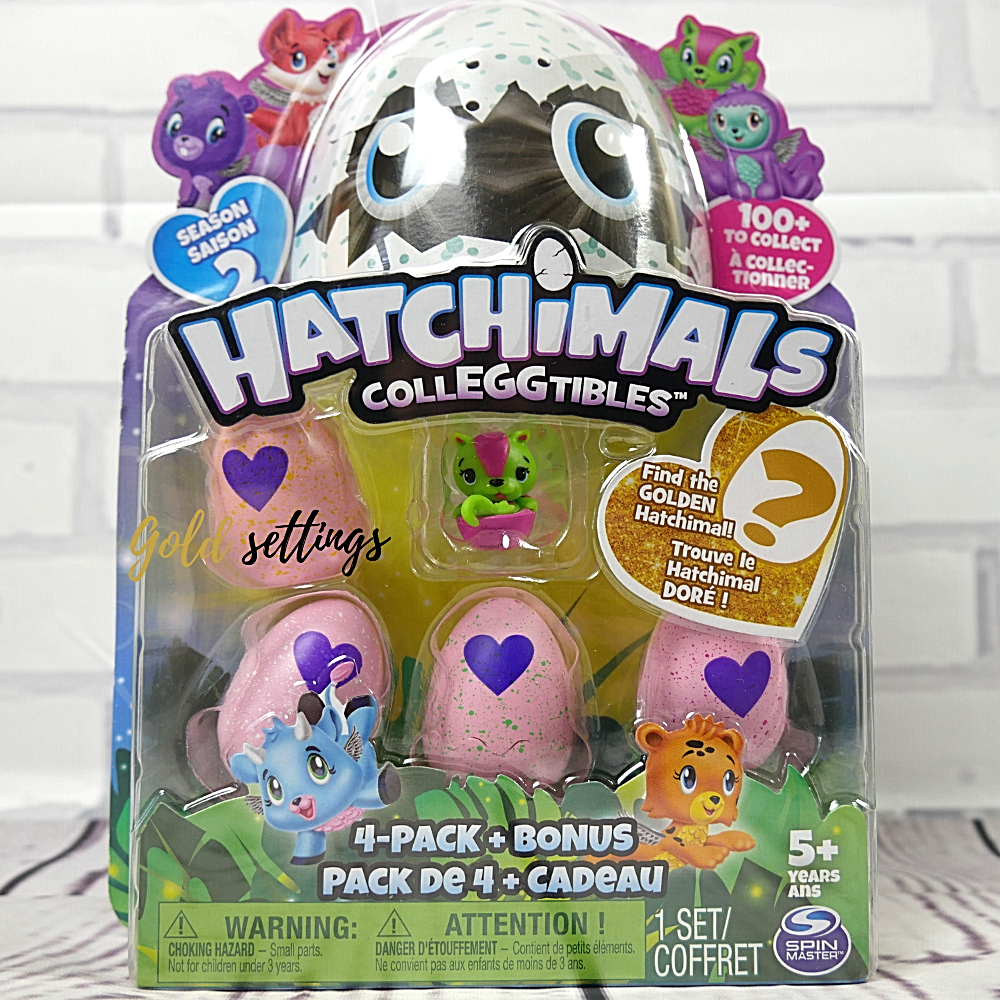 Набір Hatchimals Spin Master 4 колекційні фігурки в яйцях і бонусна фігурка