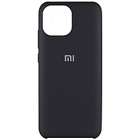 Силиконовый чехол Silicone Cover на телефон Xiaomi Mi 11 / Сяоми Ми 11 Черный