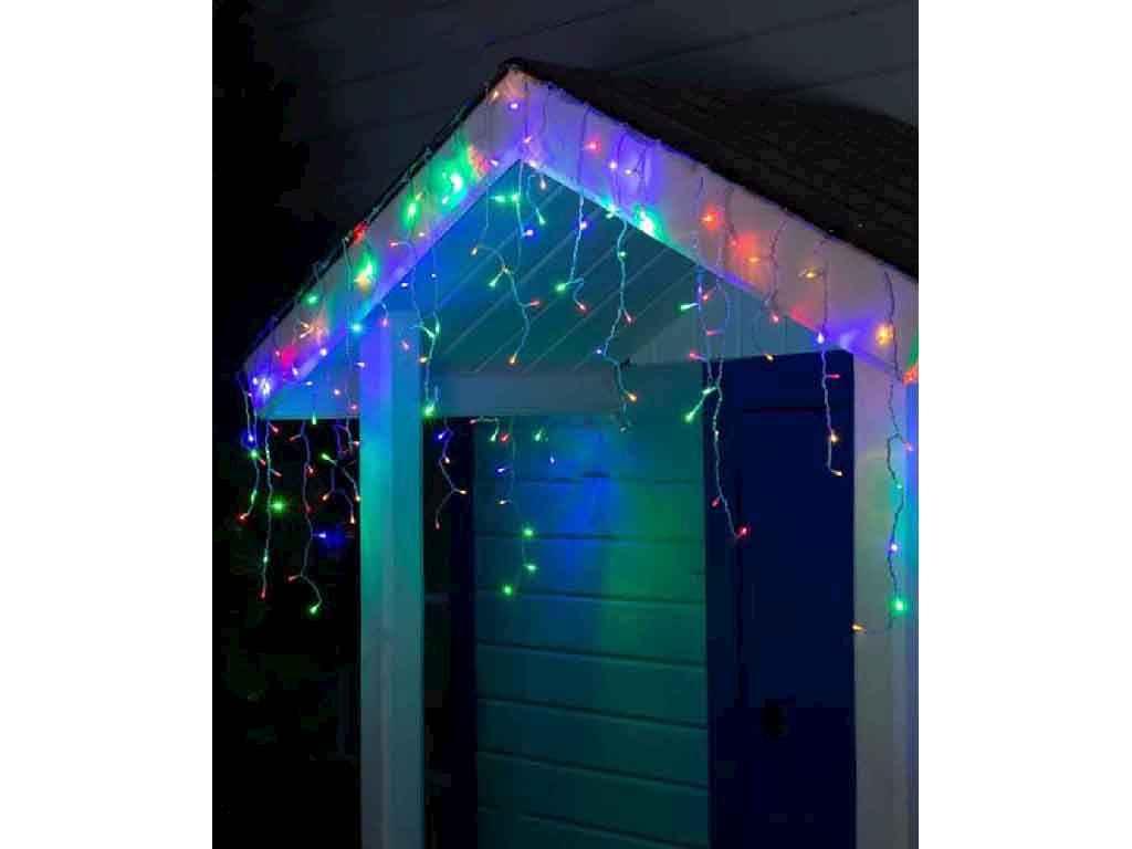 Гірлянда Бахрома 80LED 2м*0.5м мульті 1502-01 ТМ КИТАЙ, фото 1