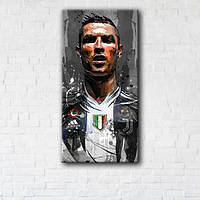 Картина на холсте Cristiano Ronaldo 40x80см (GT5589_313846)