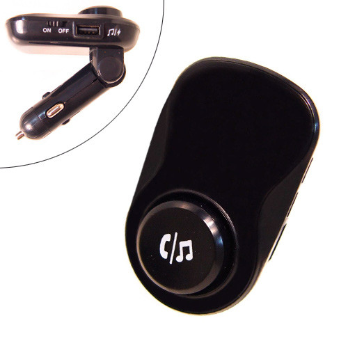Автомобільний FM-модулятор Bluetooth 3.0 Handsfree 2x USB MicroSD, CAR78