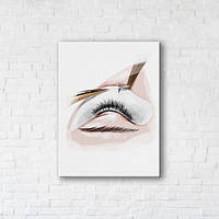 Картина на холсте Eyelashes 50x65см (GT5589_313932)