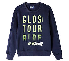 Світшот для хлопчиків, утеплений, Угорщина, Glo-story, арт. 2453, 134-146 см 146, Синій