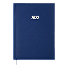 Щоденник датований 2022 EXPERT, L2U, A5, синій, бумвініл/поролон