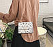 Модна жіноча міні сумочка клатч на ланцюжку, фото 3