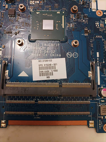 Материнская плата HP 15-AC000UR(не рабочая), цена 150 грн — Prom.ua (ID ...