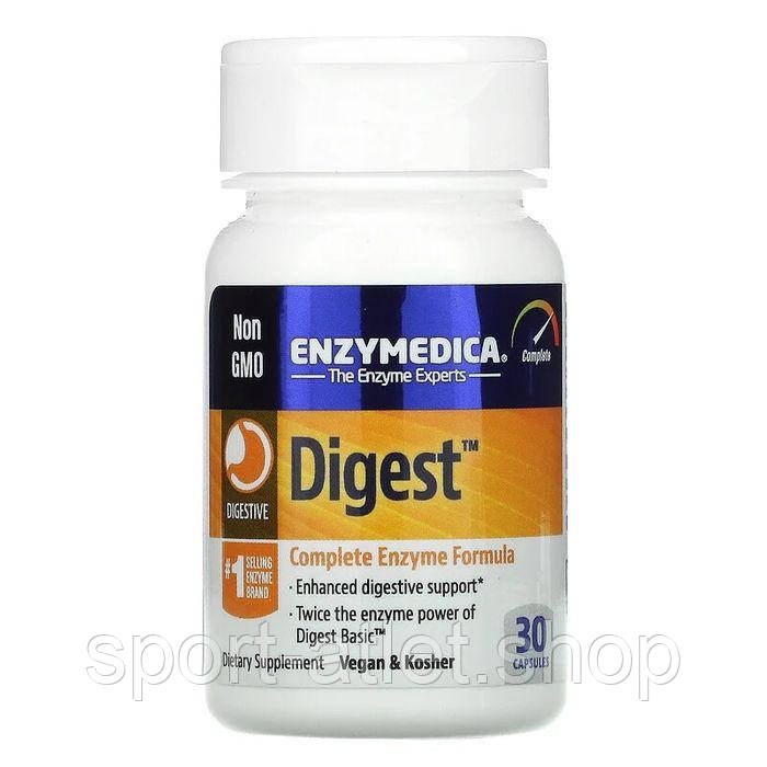 Натуральна добавка Enzymedica Digest, 30 капсул, фото 1