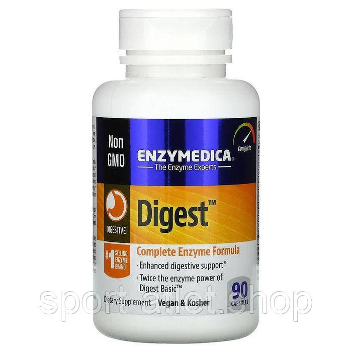 Натуральна добавка Enzymedica Digest, 90 капсул
