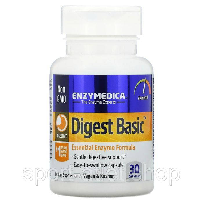 Натуральна добавка Enzymedica Digest Basic, 30 капсул