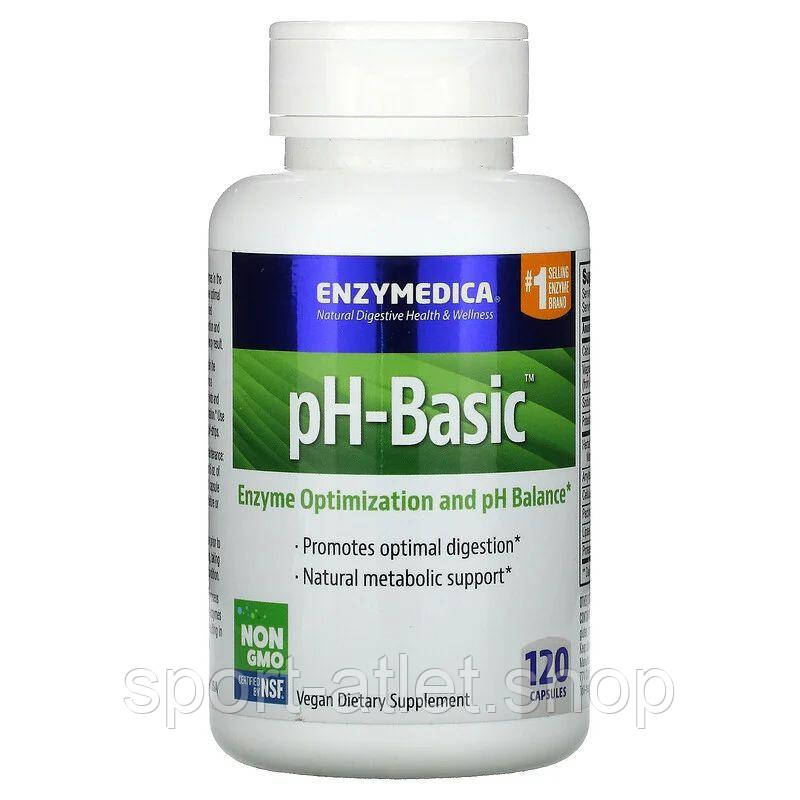 Натуральна добавка Enzymedica pH-Basic, 30 капсул, фото 1