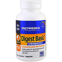 Натуральная добавка Enzymedica Digest Basic + Probiotics, 90 капсул