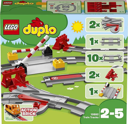 Конструктор LEGO Duplo Залізничні колії (10882-)