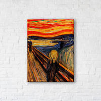 Картина на холсте The Scream (Edvard Munch) 50x65см (GT5589_314552)