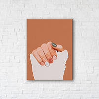 Картина на холсте Pastel manicure 45x60см (GT5589_314621)