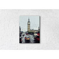 Картина на холсте Rain In London 110x145см (GT5589_312827)