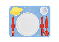 Набор детской посуды Ужин космонавта Doiy (GT5596_329778)
