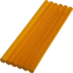 Стержні клейові MASTERTOOL RADIOFIX поліамідні 11.2х200 мм 6 шт для електроніки 42-1172