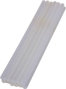 Стержні клейові MASTERTOOL CRYSTAL 11.2х200 мм 12 шт суперпрозрачные 42-0163