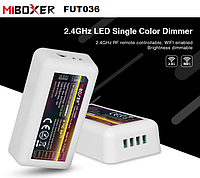 2.4G-димер Miboxer Mi-light FUT036 10А для одноколірних світлодіодних стрічок. Для 4 зонних пультів