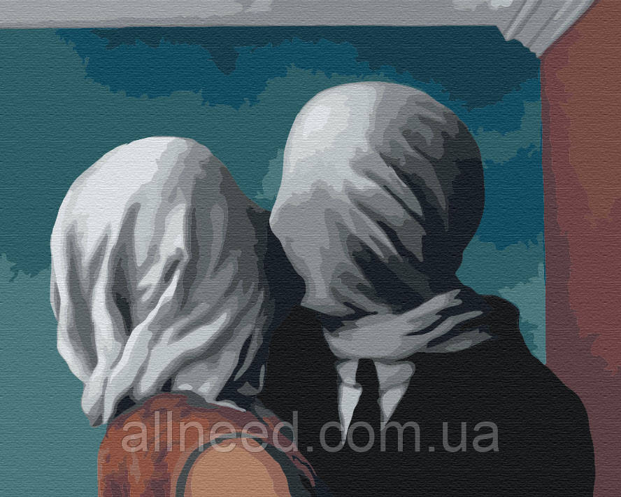 Картина за номерами Поцілунок