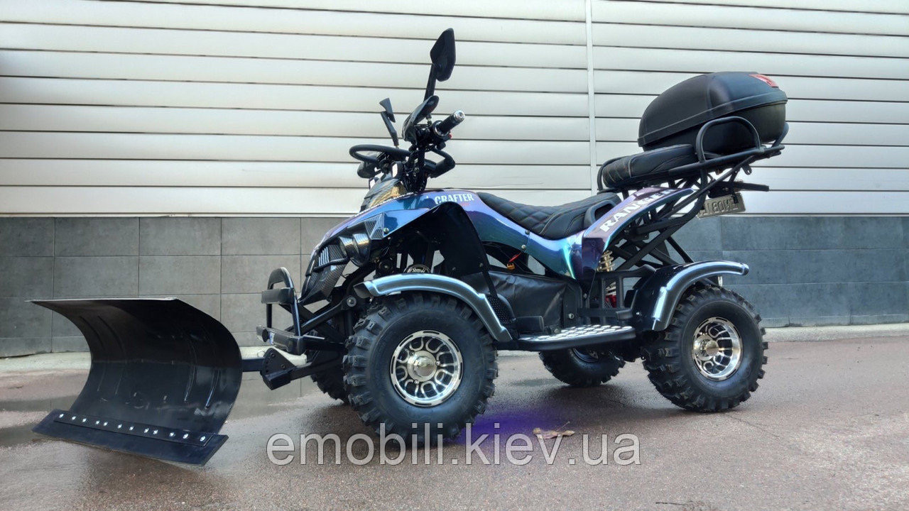Електроквадроцикл CRAFTER RANGER 60 V 2000 W 32 Ah, рекуперація, мультимедійна сигналізація, пробіг 50 км, фото 1