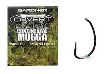 Гачки Gardner Covert Dark Continental Mugga Hooks Barbed size 06