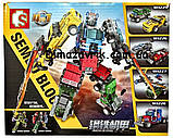Конструктор Sembo 103227 "Машини-трансформер" 182 деталі, фото 4