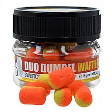 Бойли Carp Zoom Duo Dumbel Wafters, 8х12мм 15г Sweetcorn/Strawberry