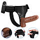 Страпон с вибрацией Ultra Passionate Harness Realdeal Penis 6.2'' - Brown, BW-022064Z, фото 5
