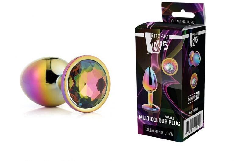 DT21781 Rainbow Anal Plug Greming Love Multiburour Plug Small