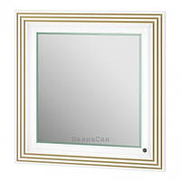 Зеркало в классическом стиле в ванную 80 см Botticelli Treviso TM-80 белое