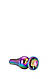 DT21822 Анальная пробка конической формы Dream Toys GLEAMING LOVE COLOURED PLEASURE PLUG L, фото 6