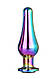 DT21822 Анальная пробка конической формы Dream Toys GLEAMING LOVE COLOURED PLEASURE PLUG L, фото 7