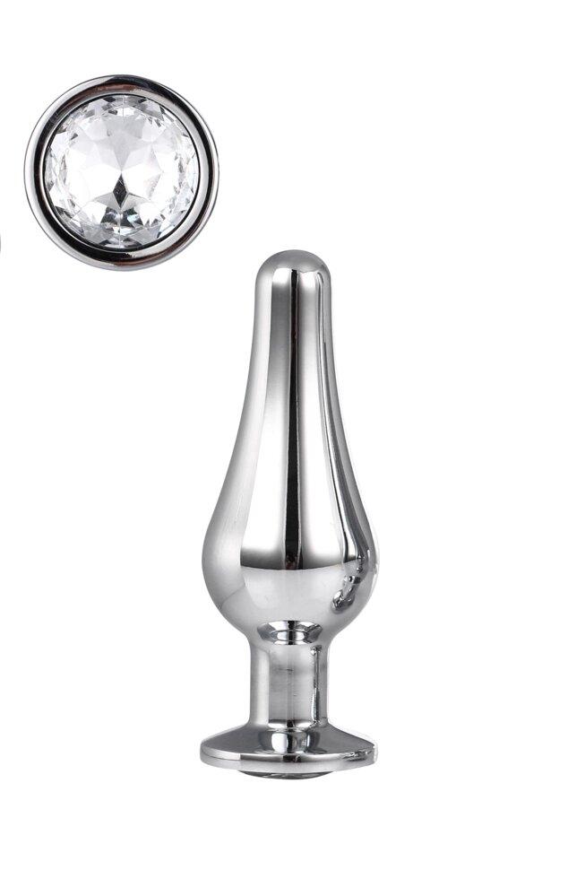 DT21823 Анальная пробка конической формы Dream Toys GLEAMING LOVE SILVER PLEASURE PLUG S
