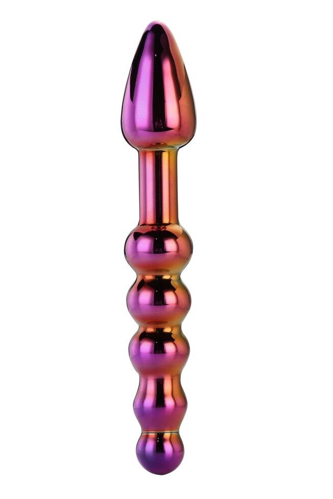 DT21834 Стеклянный анальный стимулятор Dream Toys GLAMOUR GLASS RIDGED ANAL DILDO