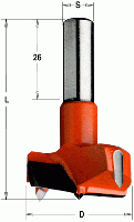  Свердло чашкове для свердлильно-присадкових верстатів, L = 70 мм; D = 20 мм;