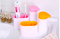 Органайзер для кухонной раковины Sink Tidy Sey двойной (РОЗОВЫЙ)