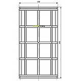 Сітка фільтра обприскувача великого 50 синя 108х200 мм AGROPLAST AP14SFB, фото 5