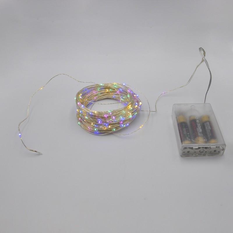 Гірлянда-роса (Copper Wire) 200M-1 внутрішня, (Різнобарвна) 5788