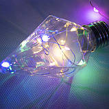 Xmas гірлянда-штора бахрома 150M-5, 3 м Різнобарвна, фото 3