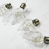 Xmas гірлянда-штора бахрома 150M-5, 3 м Різнобарвна, фото 6