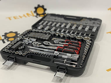 Набор инструментов 1/2" & 3/8" & 1/4", 171ед. Cr-V STORM INTERTOOL ET-8171., фото 3