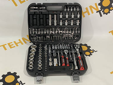 Набір інструментів 111 од. STORM, 1/2", 1/4", Сr-V INTERTOOL ET-8111., фото 3