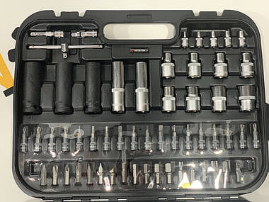 Набір інструментів 111 од. STORM, 1/2", 1/4", Сr-V INTERTOOL ET-8111., фото 4