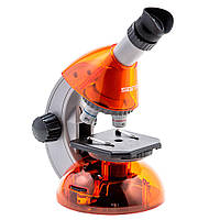 Микроскоп SIGETA MIXI 40x-640x ORANGE (с адаптером для смартфона)